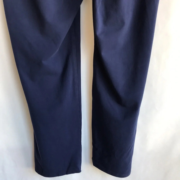 Coldwater Creek navy Egyptian cotton straight leg elastic waist pants, size 1X - Picture 7 of 10